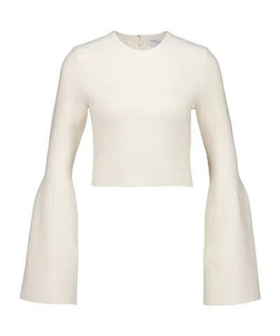 Gabriela Hearst Long-sleeved Sweater In White