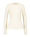 Gabriela Hearst Long-sleeved Sweater In White