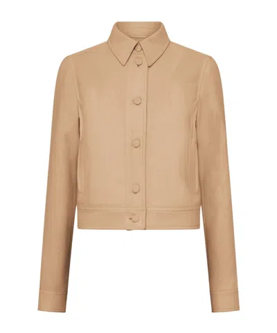 Gabriela Hearst Long-sleeve Casual Jacket In Brown