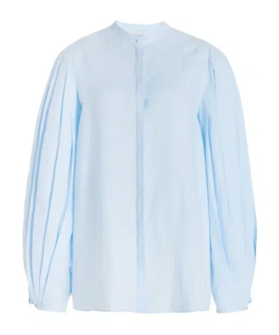 Gabriela Hearst Long-sleeved Shirt In Blue