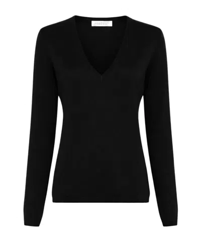 Gabriela Hearst Long-sleeved Sweater In Black