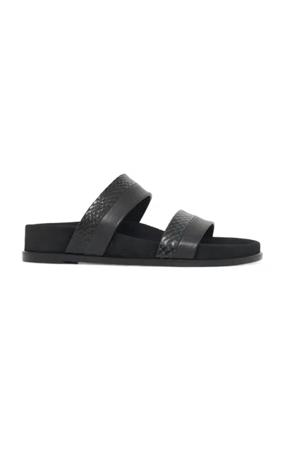 Gabriela Hearst Low Striker Sandal In Black
