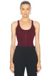 Gabriela Hearst Lucy Knitted Wool Tank Top In Bordeaux