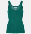Gabriela Hearst Lucy Wool Tank Top In Grün