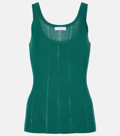 Gabriela Hearst Lucy Wool Tank Top In Grün