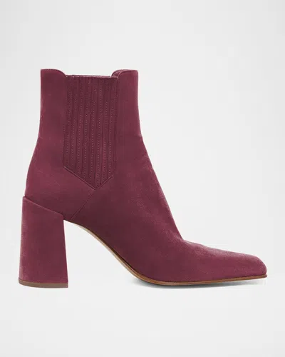 Gabriela Hearst Luke 90mm Suede Ankle Boots In Multi
