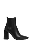 Gabriela Hearst Luke High Heel Boot In Black Leather In Black