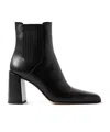 Gabriela Hearst Luke Leather Ankle Boots In Black
