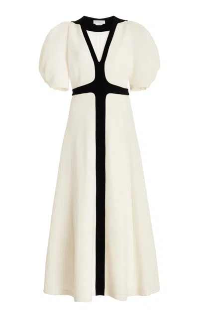 Gabriela Hearst Luz Dress In Ivory Wool