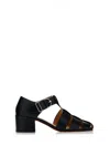 Gabriela Hearst Lyle Leather Caged Pumps In Black
