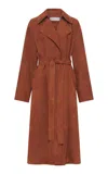 Gabriela Hearst Lyra Oversized Suede Coat