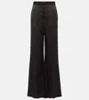 Gabriela Hearst Mabon Silk Wide-leg Pants In Black