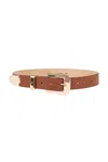 Gabriela Hearst Maireed Belt In Cognac