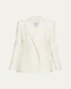 Gabriela Hearst Mairi Silk Boucle Blazer In Ivory