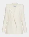 Gabriela Hearst Mairi Silk Boucle Blazer In Ivory