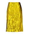 Gabriela Hearst Manuela Midi Skirt In Yellow