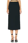 Gabriela Hearst Manuela Skirt In Black
