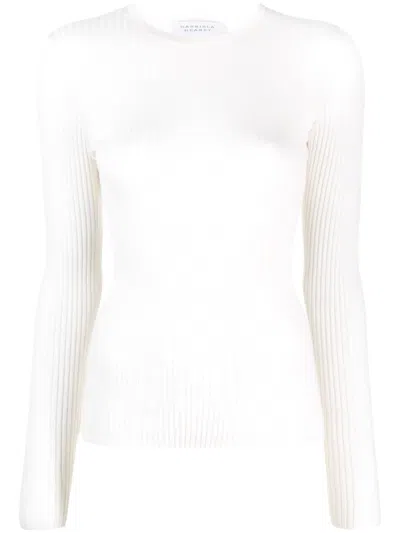 Gabriela Hearst Margret Ribbed Top In White
