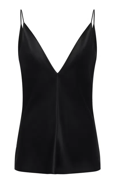 Gabriela Hearst Maria Silk Camisole Top In Black
