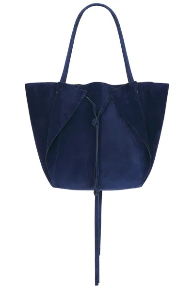 Gabriela Hearst Marija Tote Bag In Blue