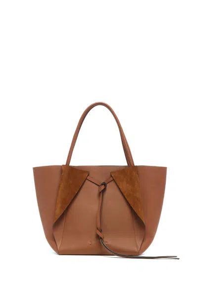 Gabriela Hearst Marija Tote Bag In Cognac Soft Leather In Brown