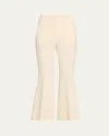 Gabriela Hearst Marsh Flared Wool Pants In Ivory