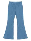 Gabriela Hearst Blue Flared Marsh Pants In Blue