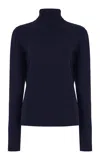 Gabriela Hearst May Knit Turtleneck In Dark Navy Cashmere Wool In Dark Navy