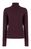 Gabriela Hearst May Knit Turtleneck In Deep Bordeaux Cashmere Wool In Deep Bordeaux