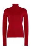 Gabriela Hearst May Knit Turtleneck In Scarlet Red Merino Wool Cashmere In Scarlet Red