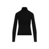 Gabriela Hearst May Wool, Cashmere And Silk Turtleneck Sweater In Black