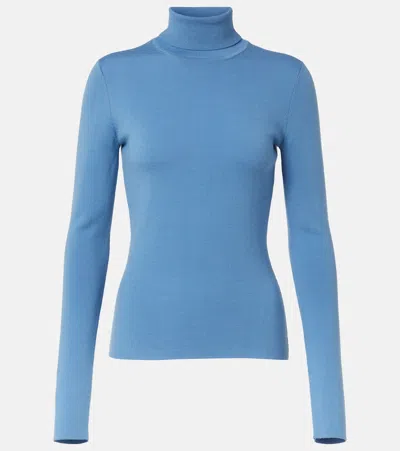GABRIELA HEARST MAY WOOL, CASHMERE, AND SILK TURTLENECK SWEATER