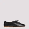 Gabriela Hearst Maya Leather Lace-up Shoes In Blk Black
