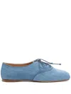 Gabriela Hearst Maya Denim Brogues In Blue