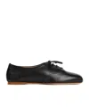 Gabriela Hearst Maya Leather Lace-up Shoes In Black