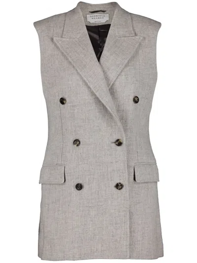 Gabriela Hearst Mayte Wool Vest In Grey