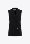 Gabriela Hearst Mayte Tailored Vest In Black