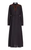 Gabriela Hearst Mcgraw Dress In Linen In Charcoal