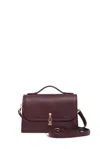 Gabriela Hearst Medium Leonora Bag In Bordeaux Grained Leather In Bordeaux
