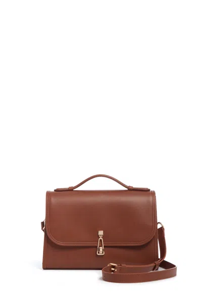Gabriela Hearst Medium Leonora Bag In Cognac Leather