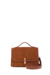 Gabriela Hearst Medium Leonora Bag In Cognac Suede In Cognac