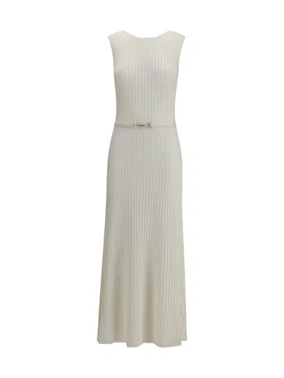 Gabriela Hearst Meier Dress In Neutral