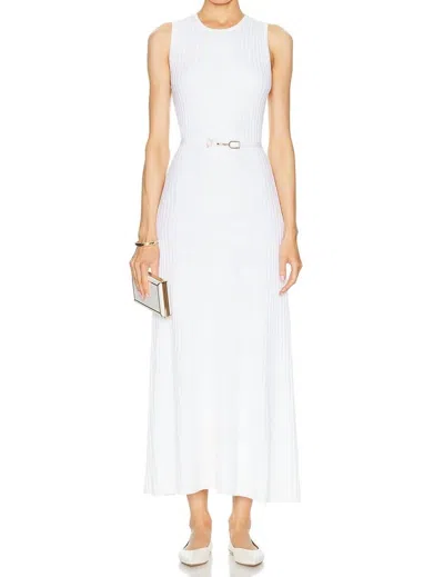 Gabriela Hearst Meier Dress In Ivory In Multi