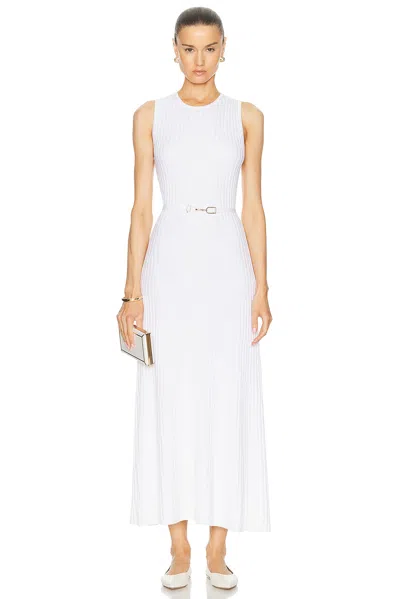 Gabriela Hearst Meier Knit Dress In Ivory Merino Wool Cashmere