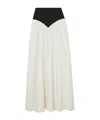 Gabriela Hearst Mel Midi Skirt In White