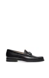 Gabriela Hearst Melchora Stone Loafer In Black Leather In Black