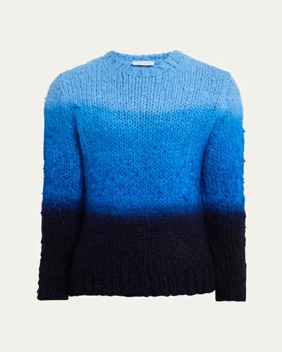 Gabriela Hearst Dégradé Cashmere Sweater In Blue