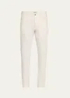 Gabriela Hearst Men's Anthony 5-pocket Pants In White