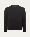 Gabriela Hearst Daniel Sweater In Charcoal Cashmere In Brown