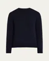 Gabriela Hearst Men's Francesco Cashmere Sweater In Dark Navy